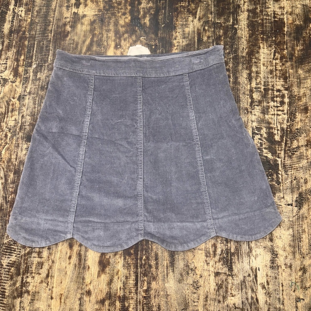 Altar'd State Purple Skater Mini Skirt Casual